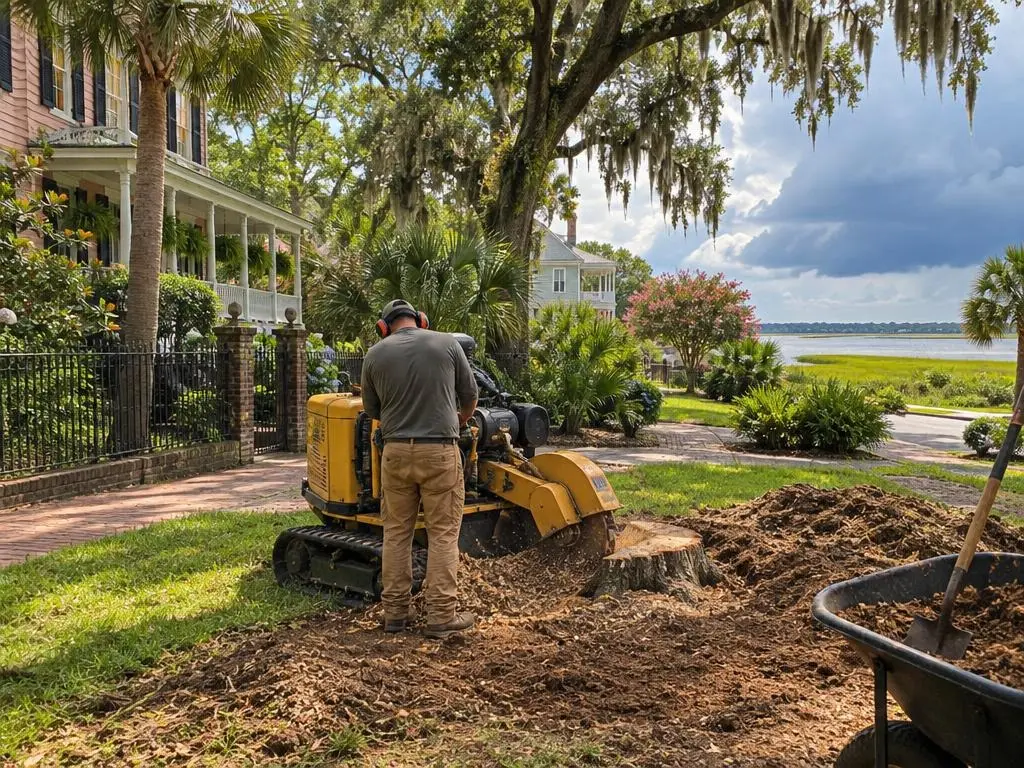 Stump Grinding in Charleston, SC